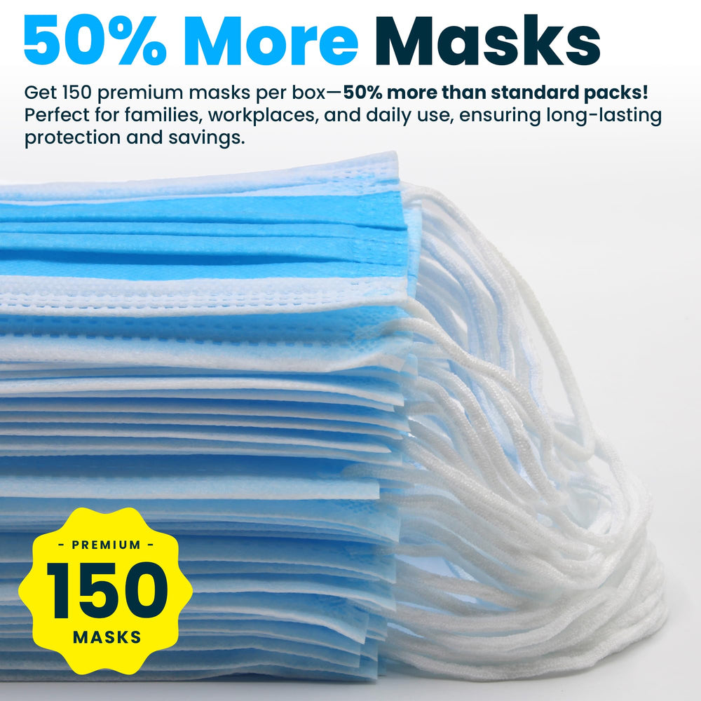 Pure Gem full-coverage mask protects nose and mouth with a secure fit.