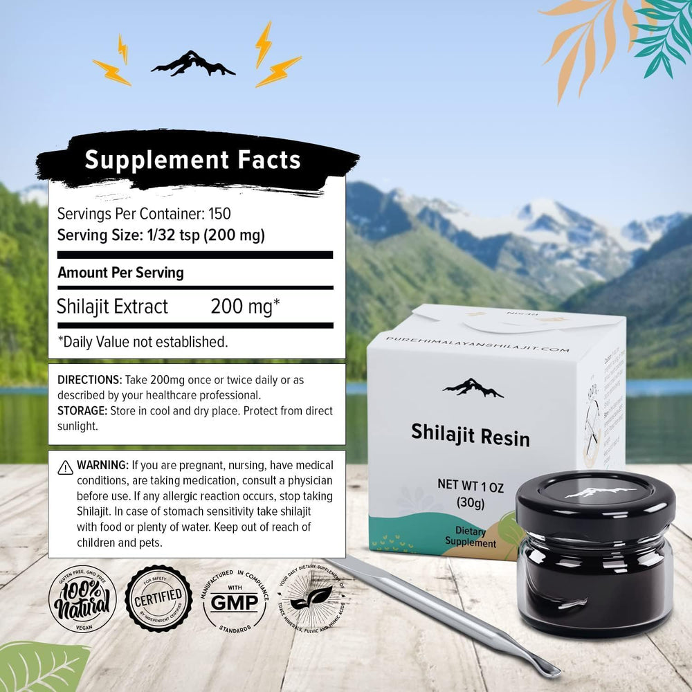 Pure Himalayan Shilajit resin origin from high altitude Siberian mountains
