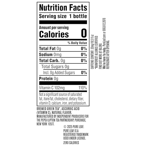 Pure Leaf iced tea 12-pack on a shelf ready for everyday refreshment
