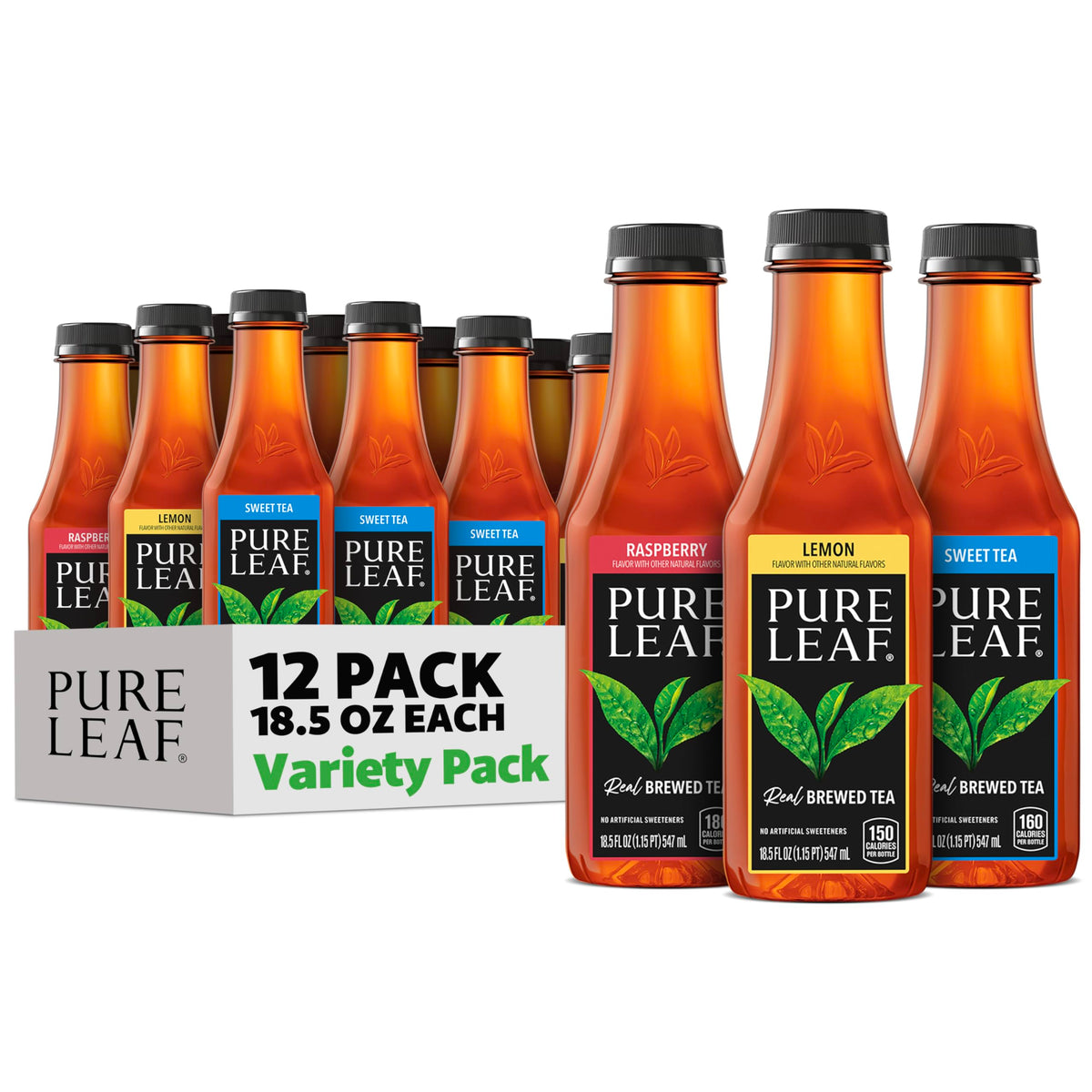 Pure Leaf Sweet Tea bottle with real leaf-brewed flavor for a refreshing sip