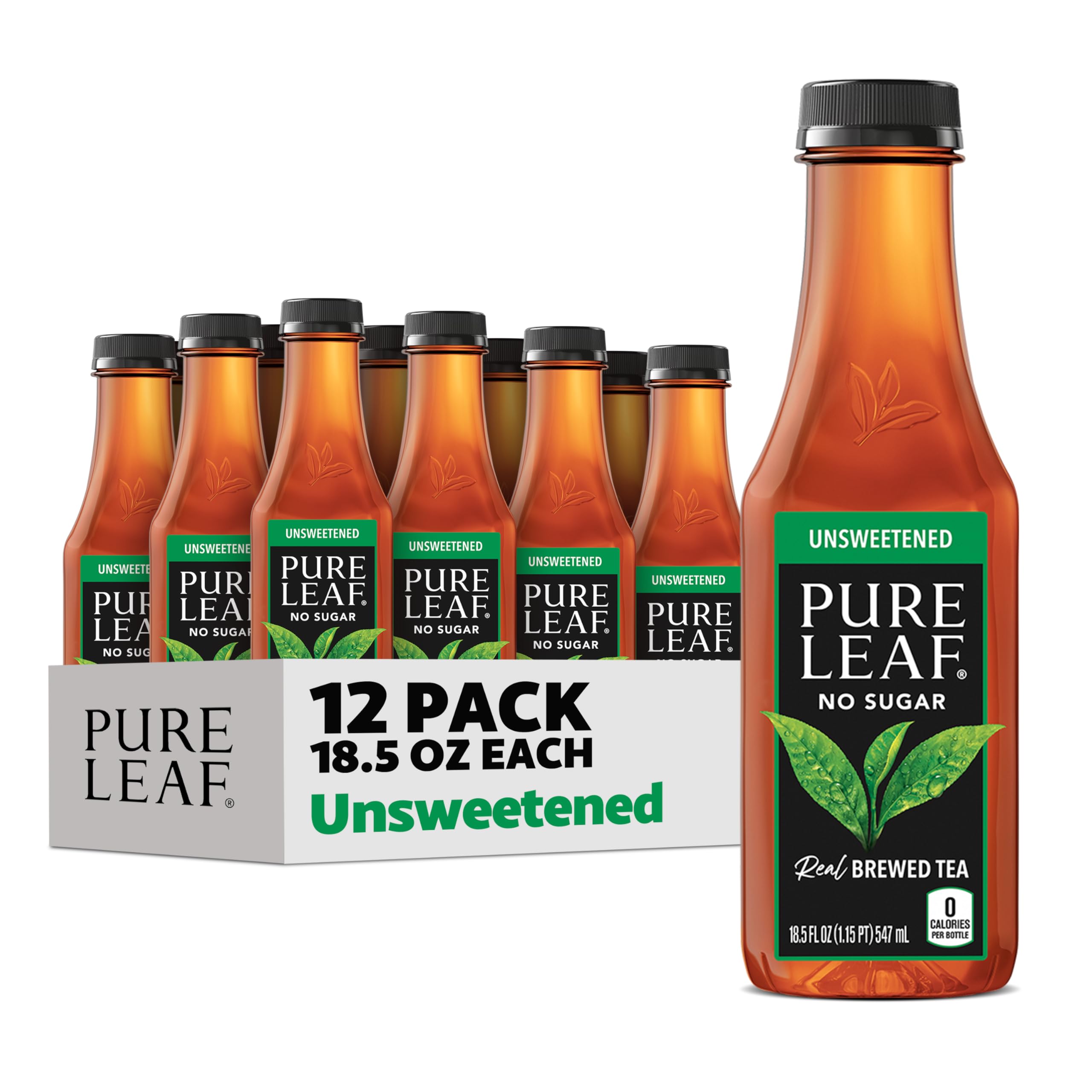 Pure Leaf unsweetened iced tea bottle ready for on-the-go refreshment.