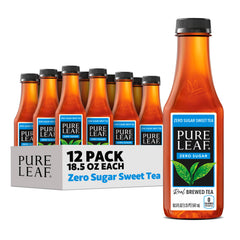 Pure Leaf Zero Sugar Iced Tea bottle — refreshingly real brew with zero calories.