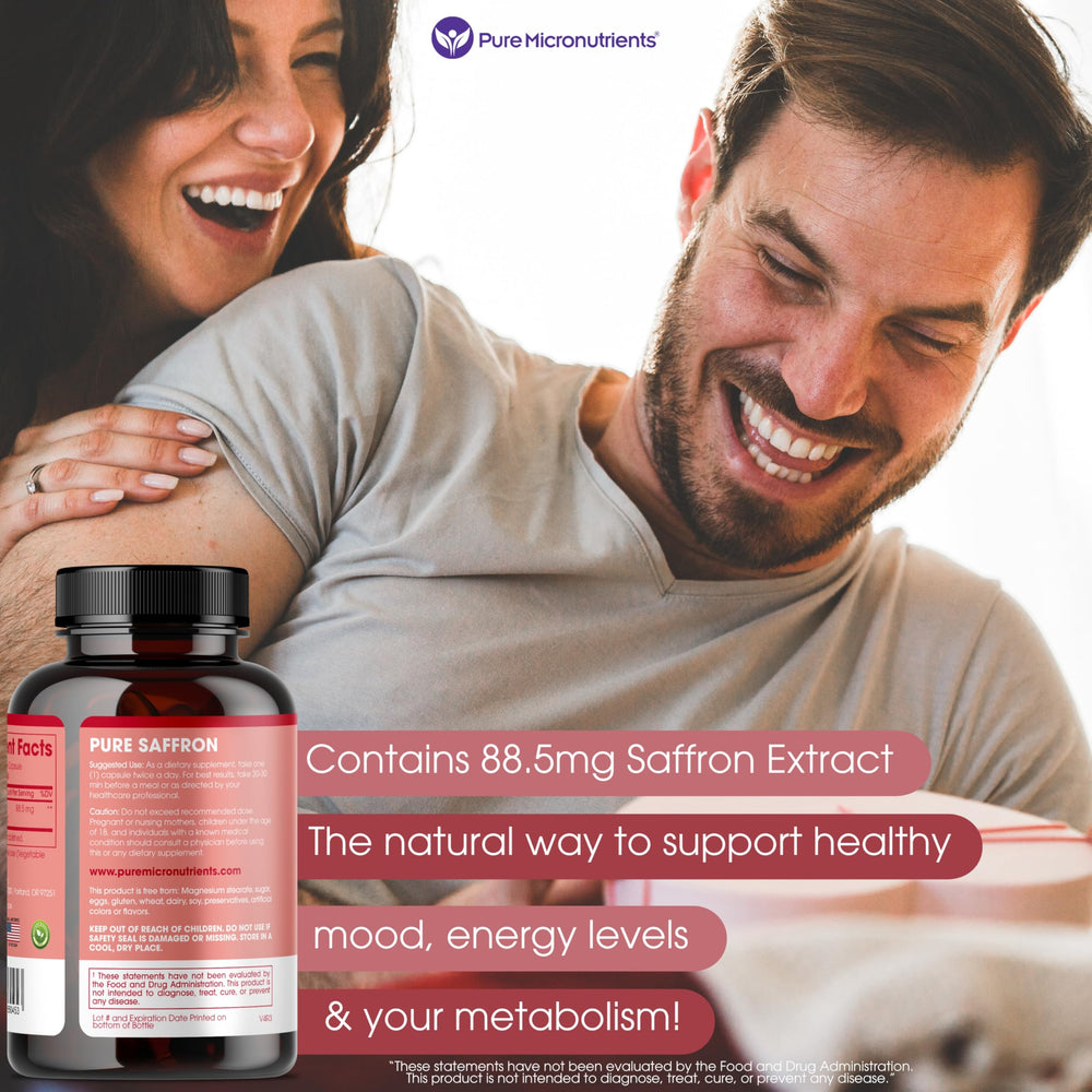 Pure Micronutrients saffron capsules with carotenoids for eye health