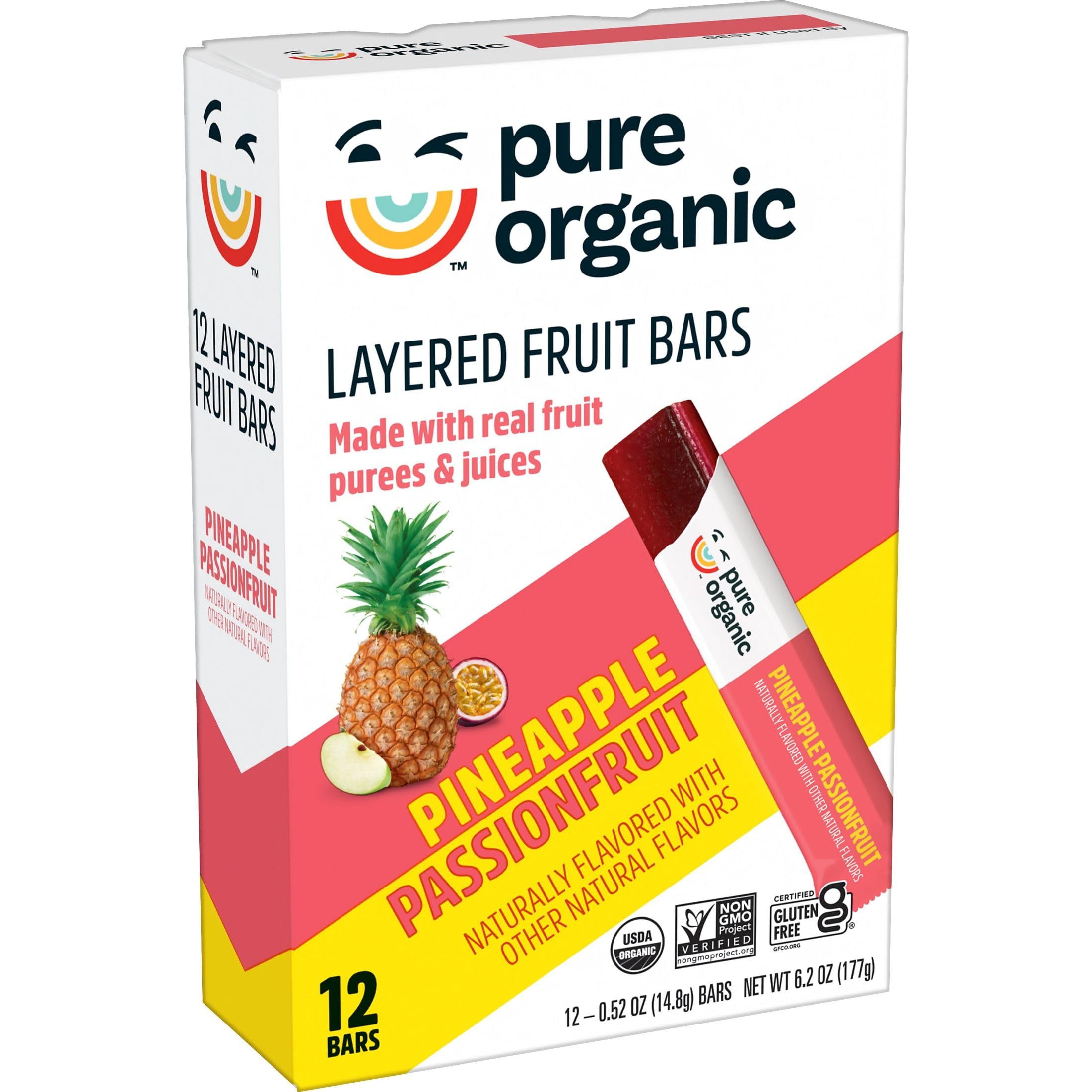 Pure Organic on-the-go snack ideal for busy mornings or afternoon cravings.