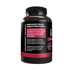 Pure Original Ingredients Cayenne Pepper capsules packaging in Utah for local quality