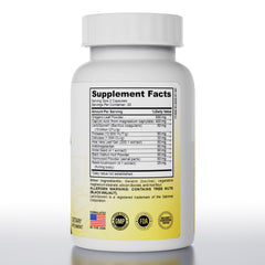Pure Peak Candida Cleanse ingredient display highlighting oregano leaf and caprylic acid.
