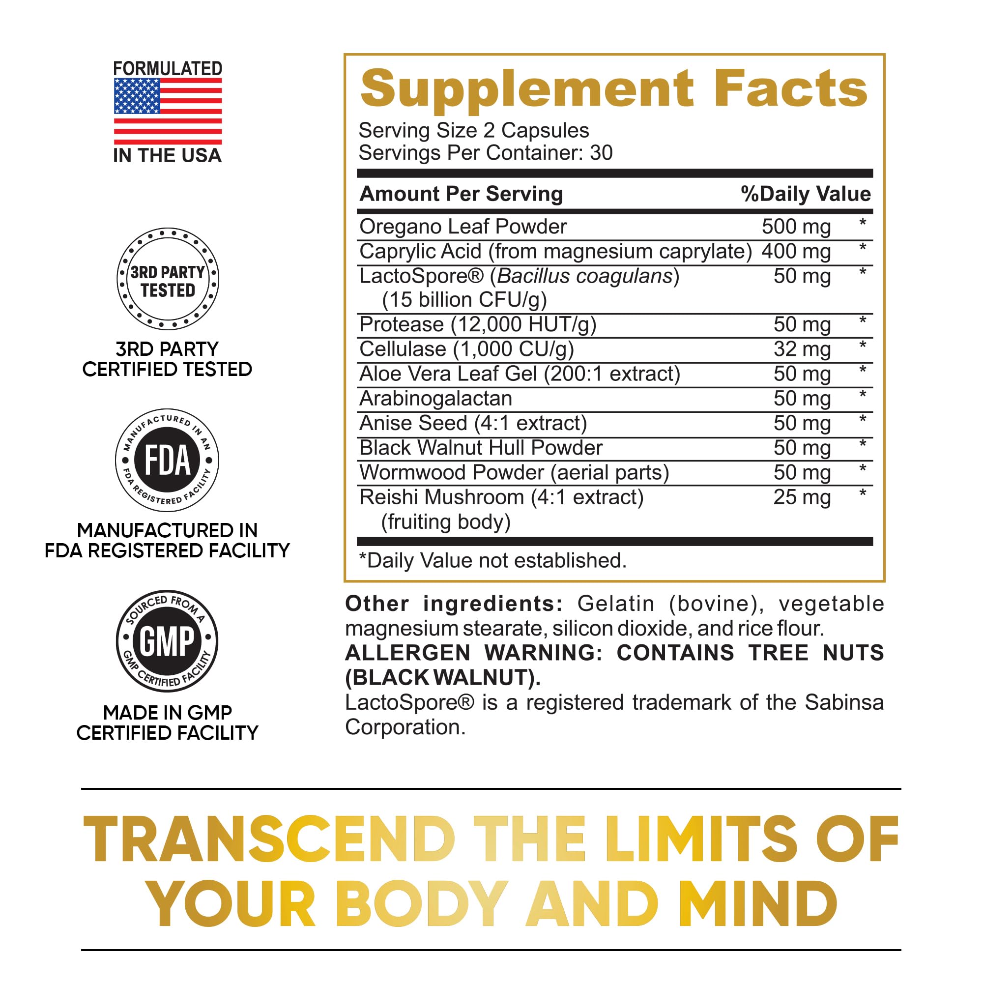 Pure Peak Candida Cleanse probiotic blend shown to support healthy gut flora.