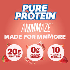 Pure Protein AMMMAZE on-the-go bar is convenient for busy days and active routines.