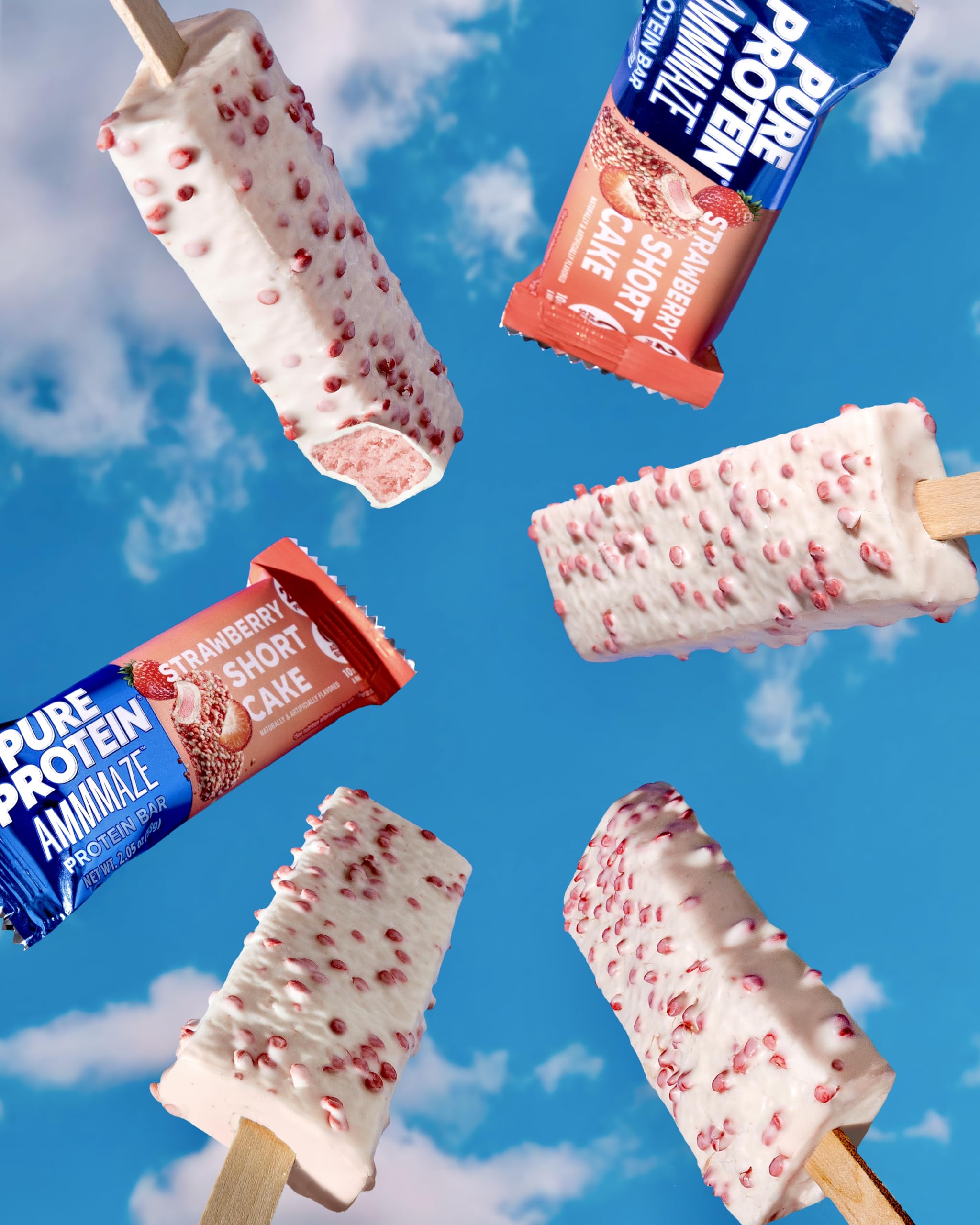 Pure Protein AMMMAZE zero-added-sugar bar supports mindful snacking with fiber balance.