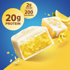 Pure Protein Lemon Cake Bar in gym bag, ideal pre- or post-workout fuel.