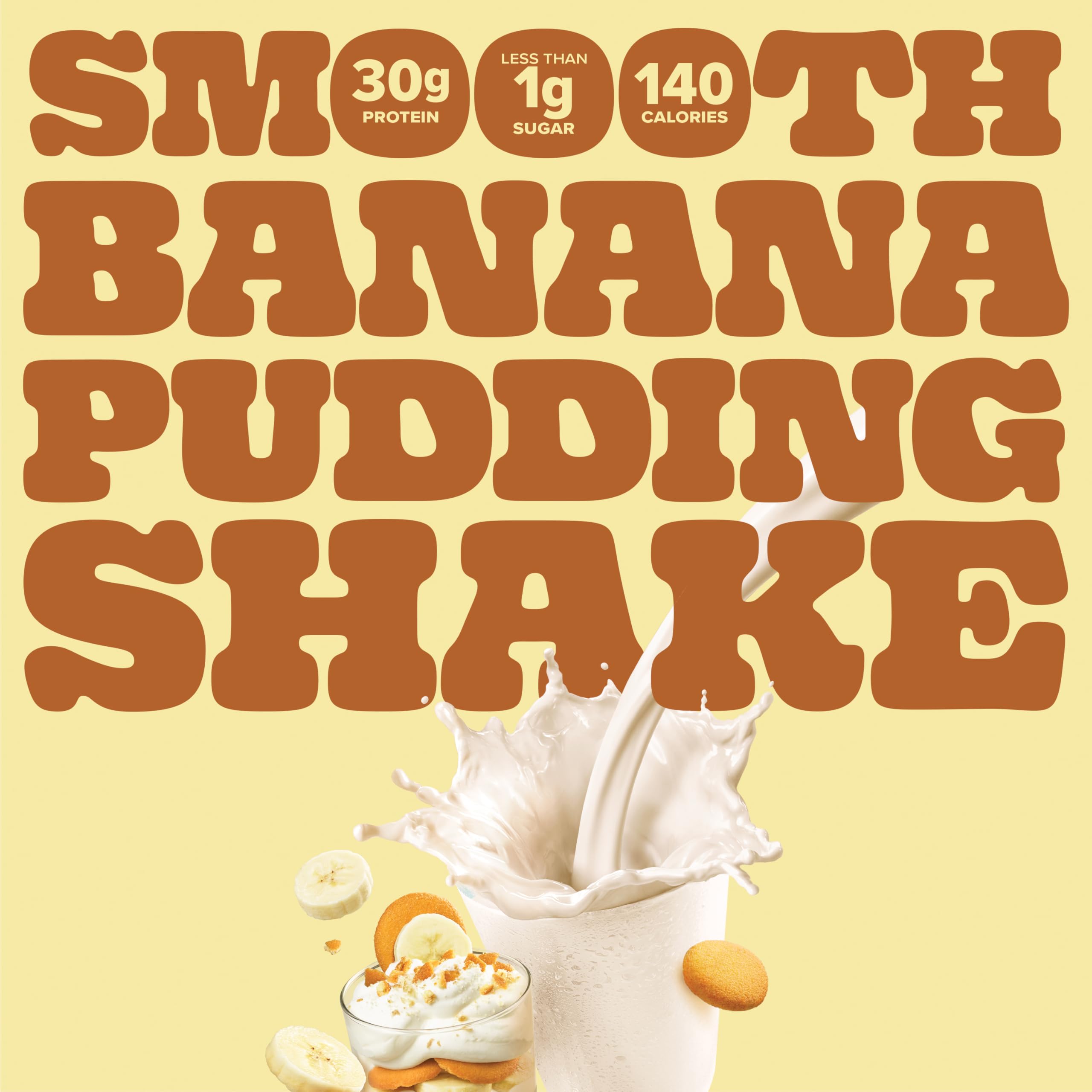 Pure Protein shake being poured into a glass for refuel.