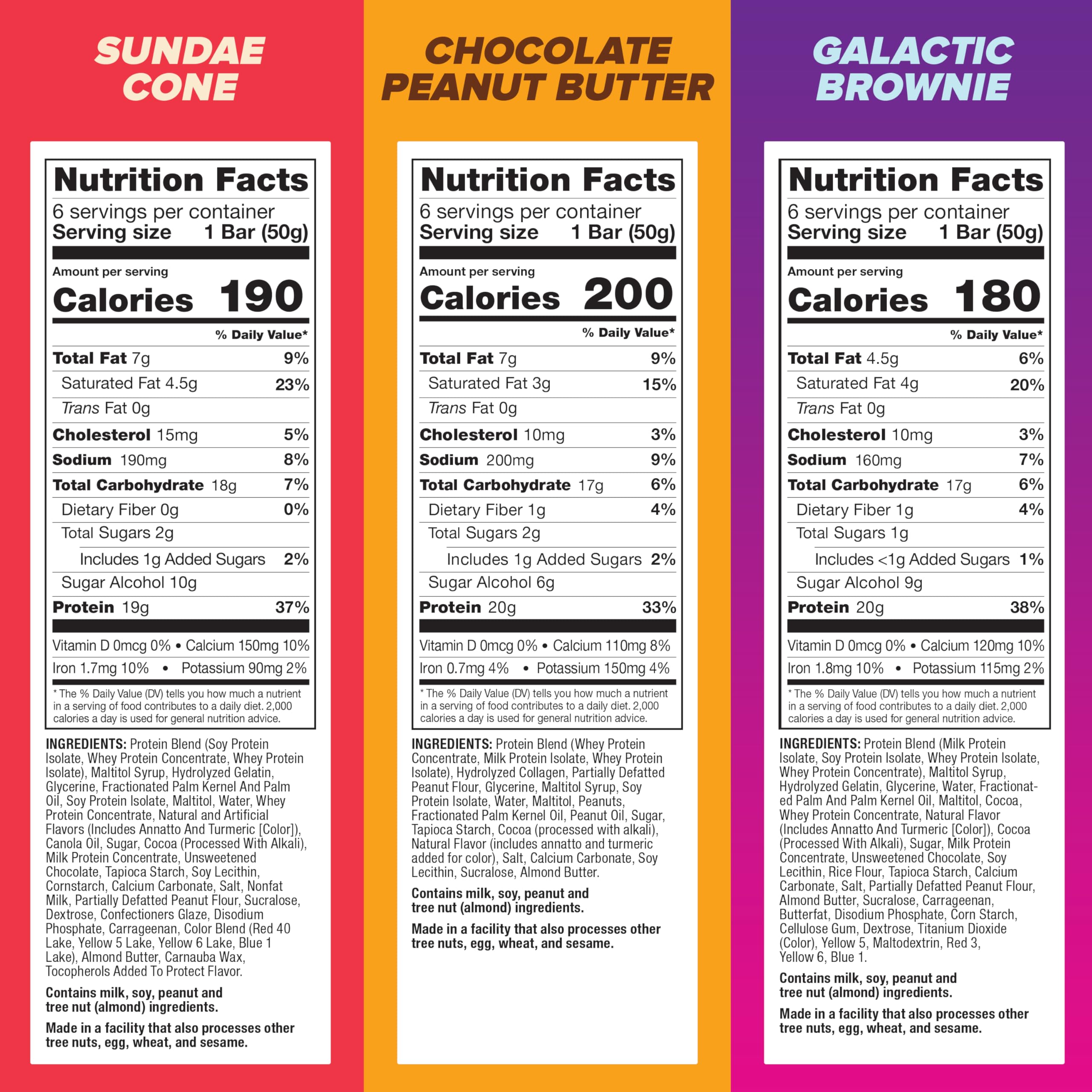 Pure Protein Variety Pack bar, portable gluten free snack option