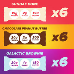 Pure Protein Sundae Cone bar, indulgent flavor with protein boost