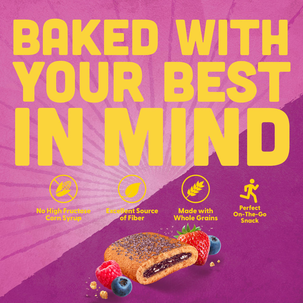 Toasted Pure Protein Wildberry Soft Baked Bar offers a warm morning bite.