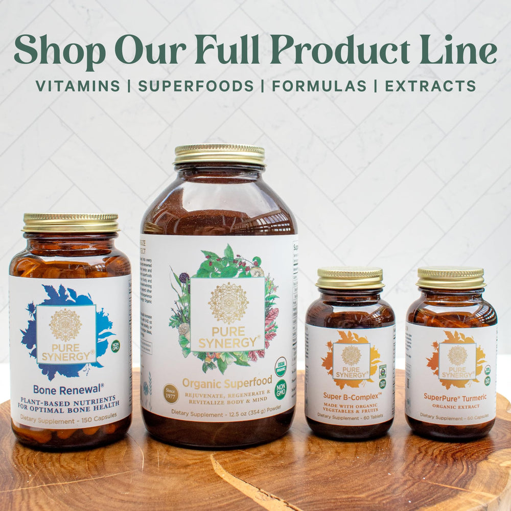 PACKAGING highlights PURE SYNERGY's pure organic approach from Moab, Utah