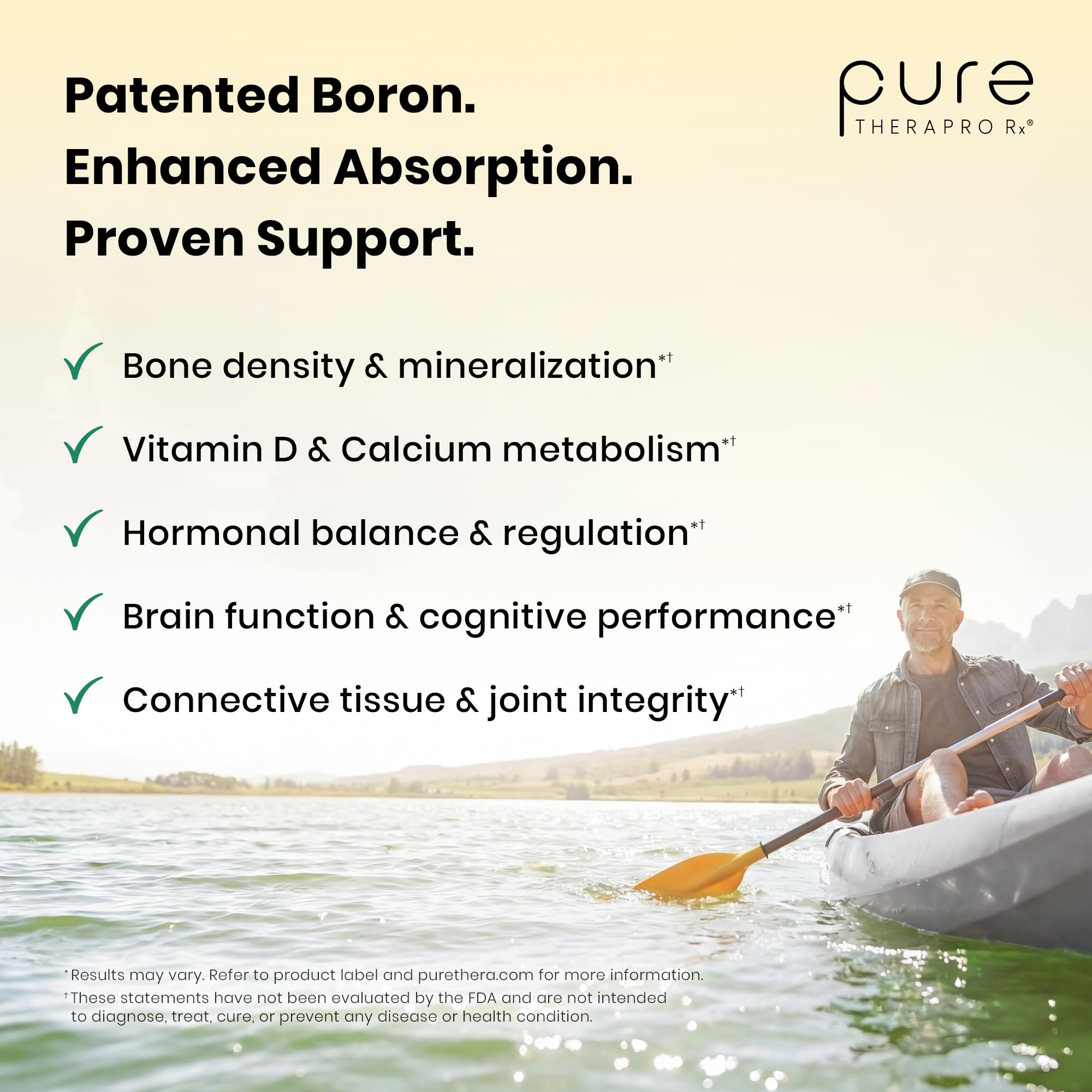 Bororganic Glycinate ingredient panel highlighting absorption benefits.
