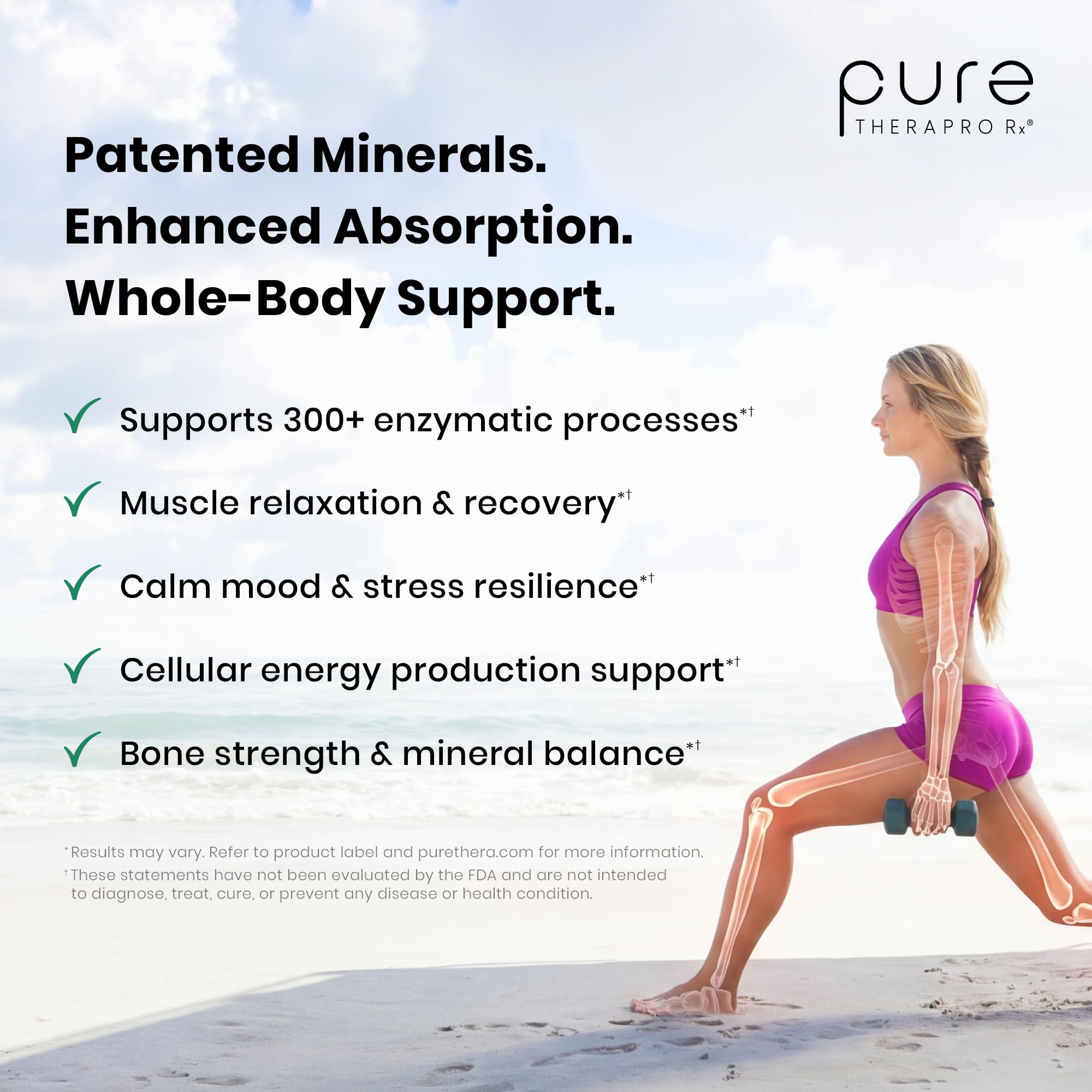 Pure TheraPro Rx Made in USA label highlights quality and manufacturing standards
