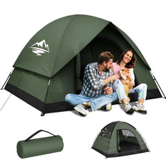 Purebox camping tent in setup view for quick, easy shelter on outdoor trips.