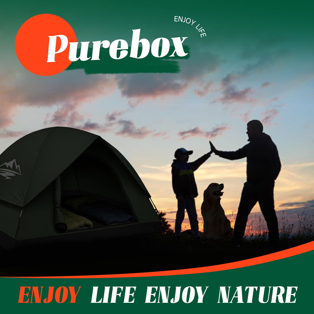 Lightweight design of Purebox tent simplifies backpacking and travel.