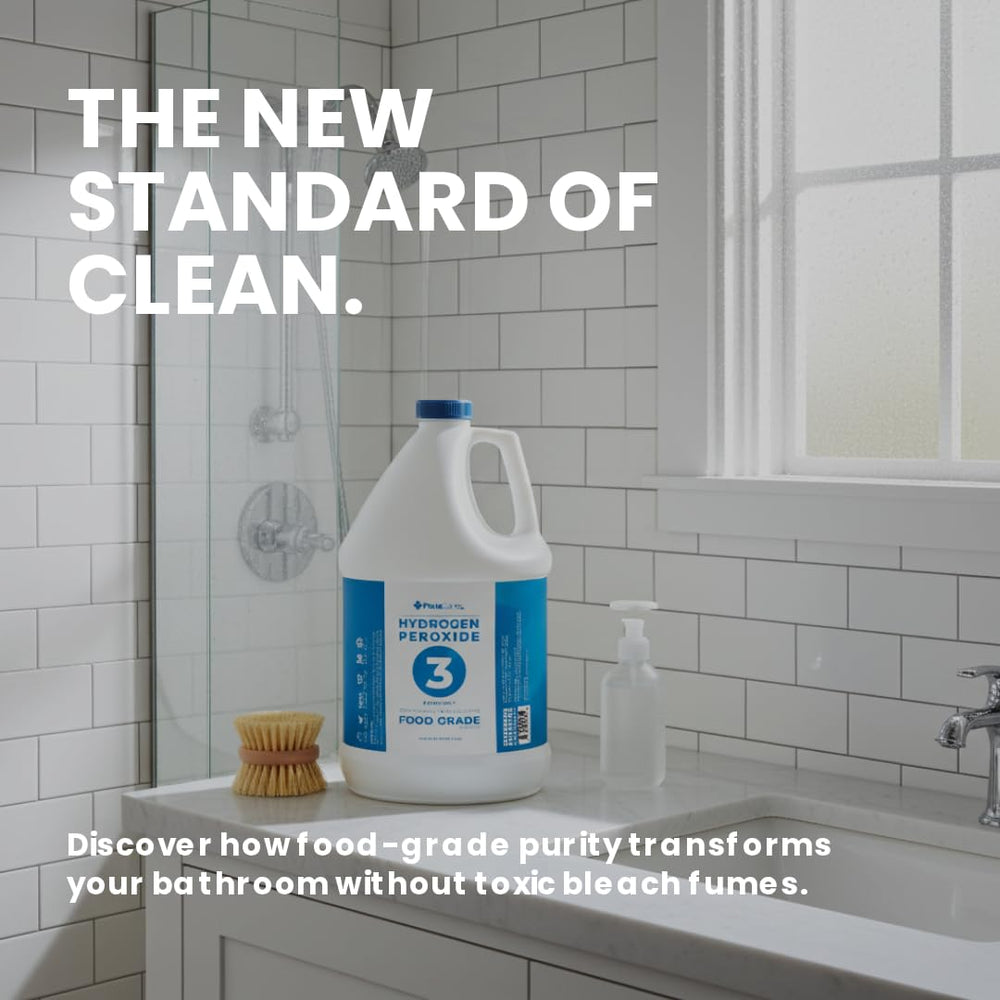 Appliance surfaces clean with PURECHEM PROS 3% peroxide.