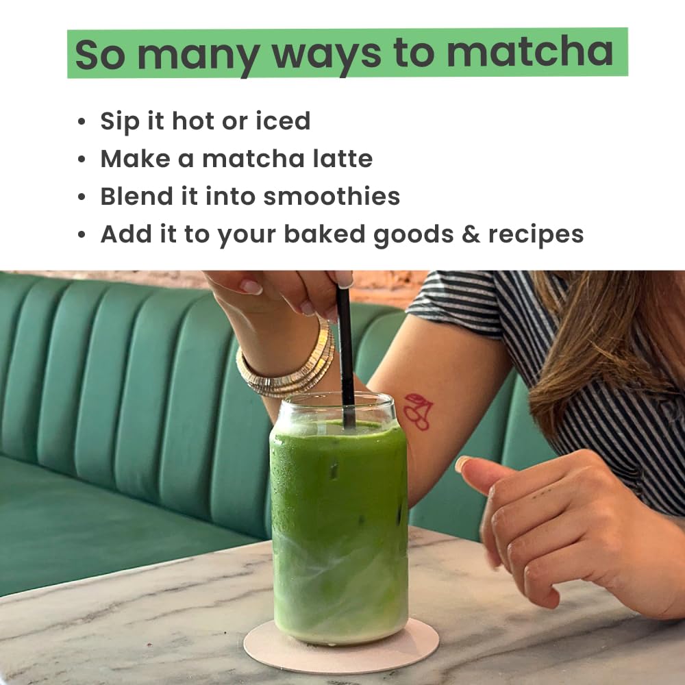PureChimp ice cream infused with matcha provides a dessert upgrade option.