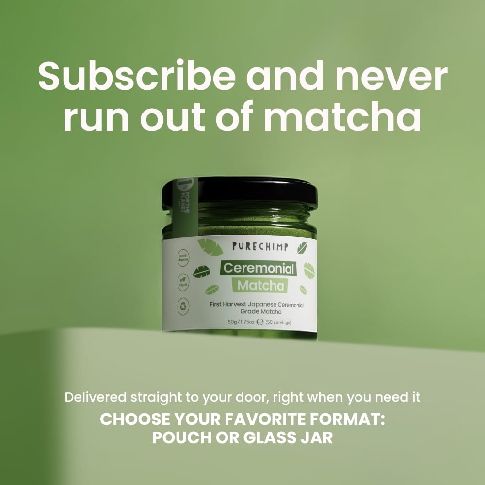 PureChimp latte-foam matcha lets you craft cafe-style beverages at home.