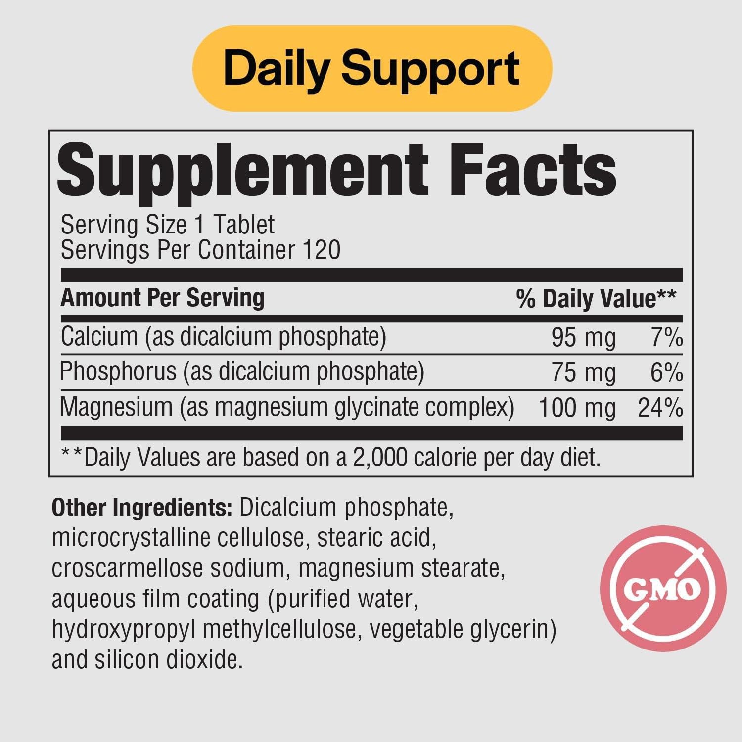 PureFormulas magnesium glycinate tablets closeup, showing easy-to-swallow tablets for daily muscle support.