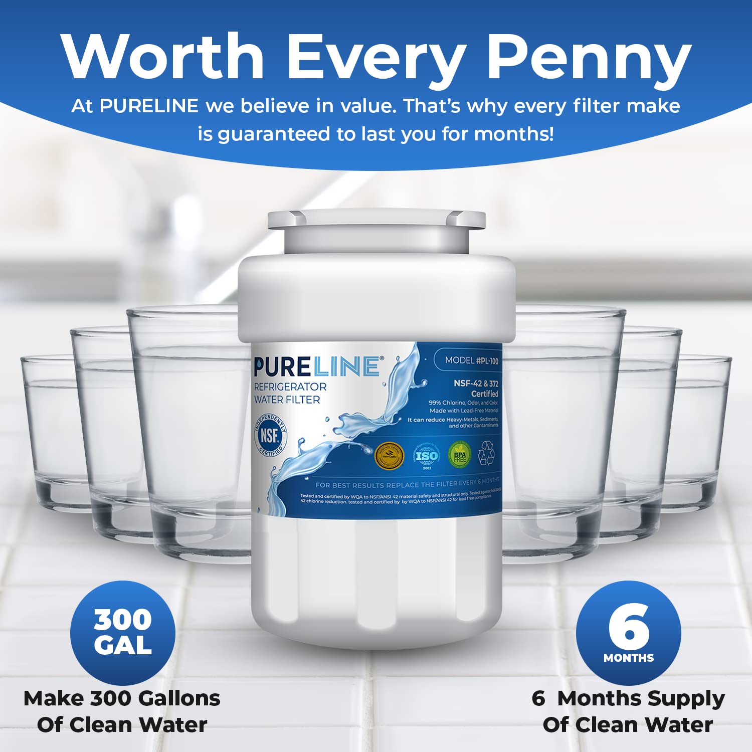Pureline compatibility with multiple fridge models emphasizes broad fit