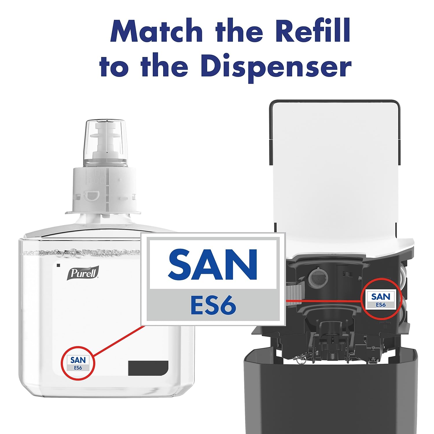 Purell refill case includes two large refills for extended coverage.