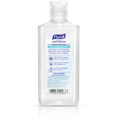 Purell 2in1 moisturizing hand sanitizer bottle with flip top cap for easy one handed use