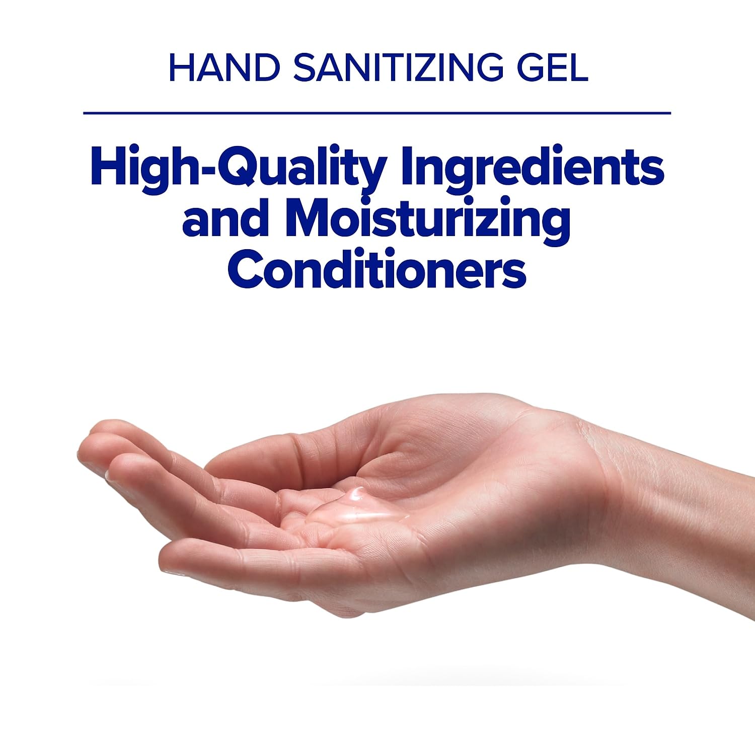 Purell Advanced Hand Sanitizer Gel transparent refill bottle for easy level checks.