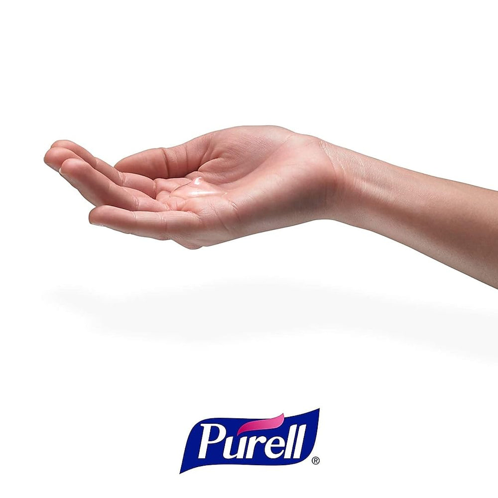 Purell Advanced Hand Sanitizer Gel four-pack refill set for ongoing supply.