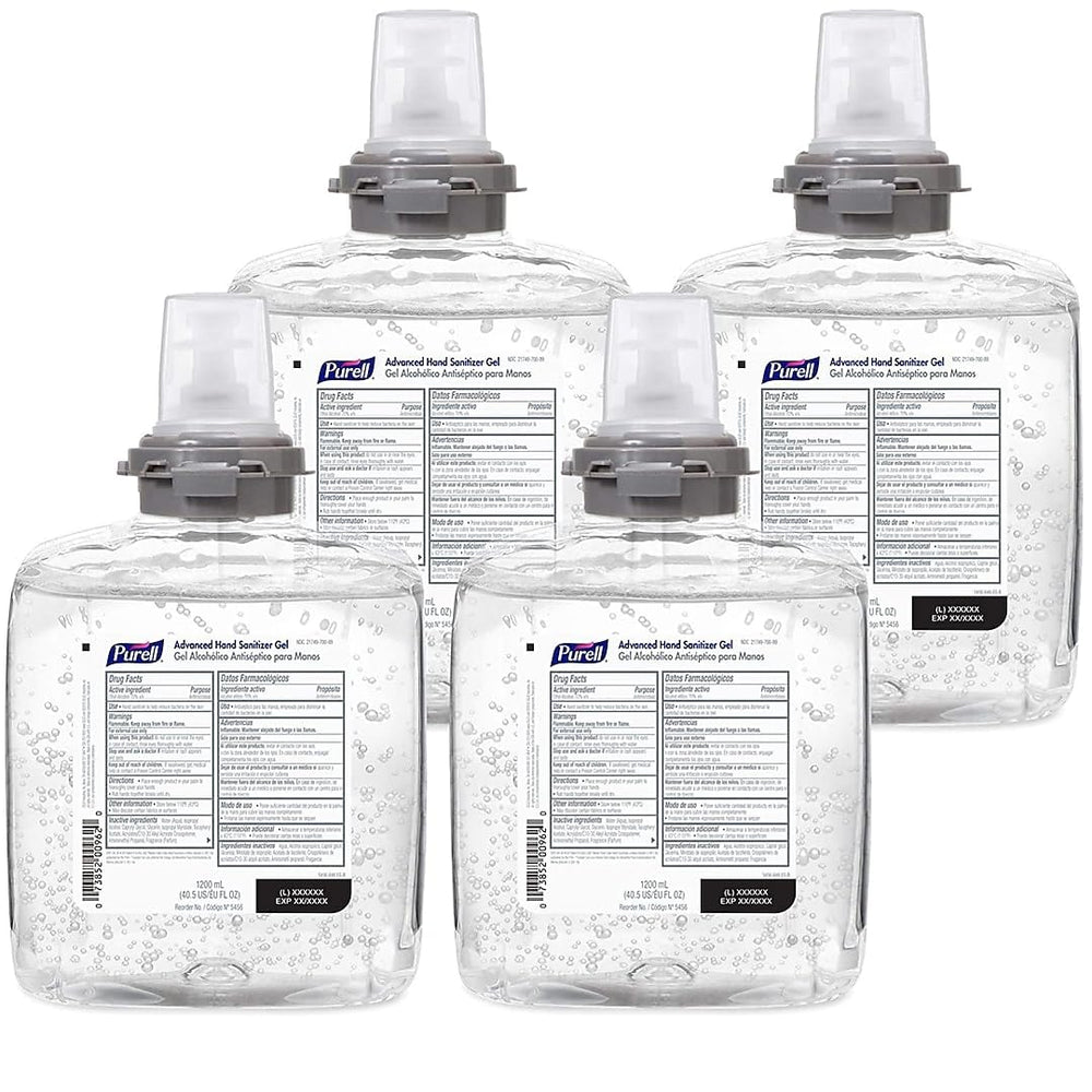 Purell Advanced Hand Sanitizer Gel refill with sanitary seal for clean refills.