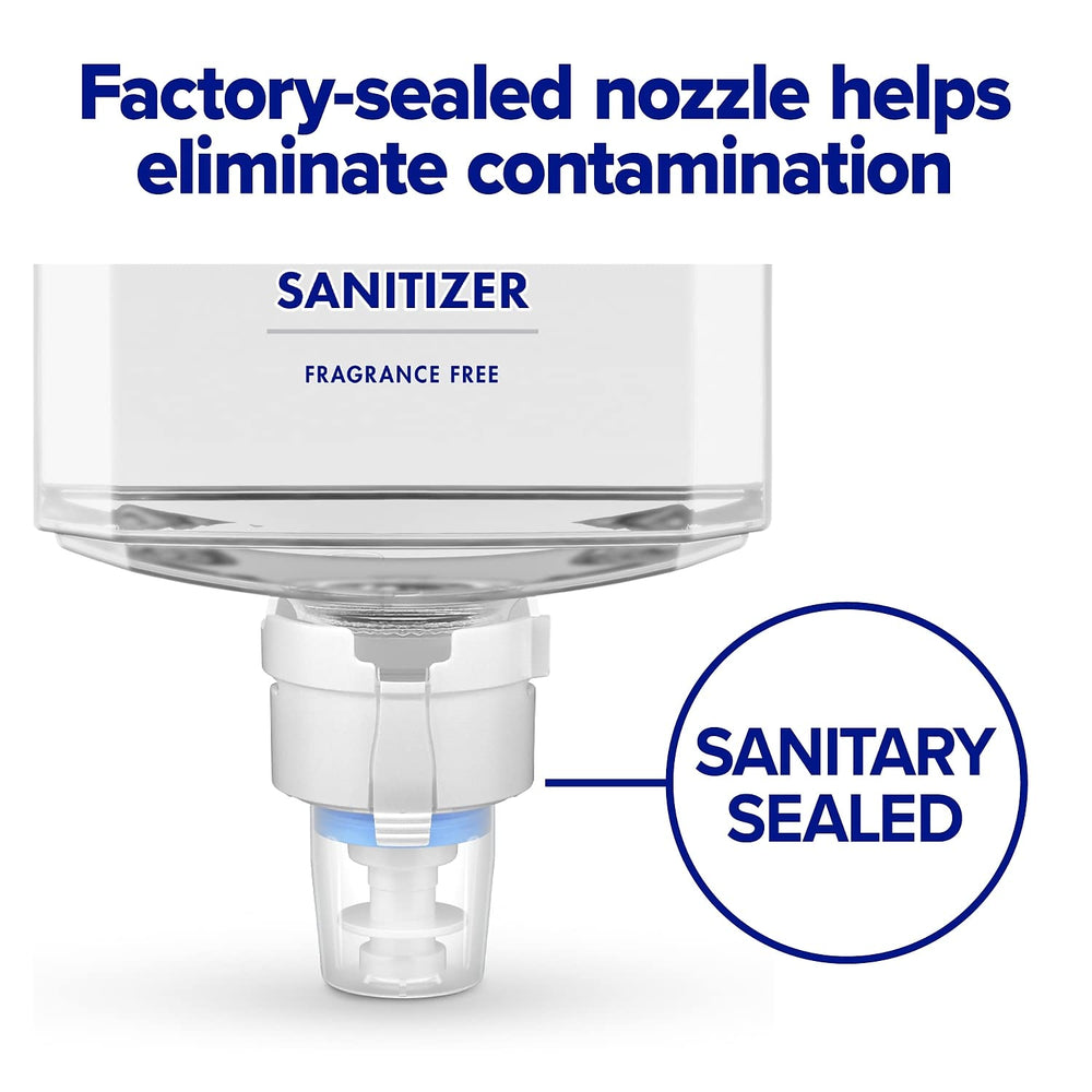 Purell Advanced Hand Sanitizer Gel with clean scent refreshes hands between tasks.
