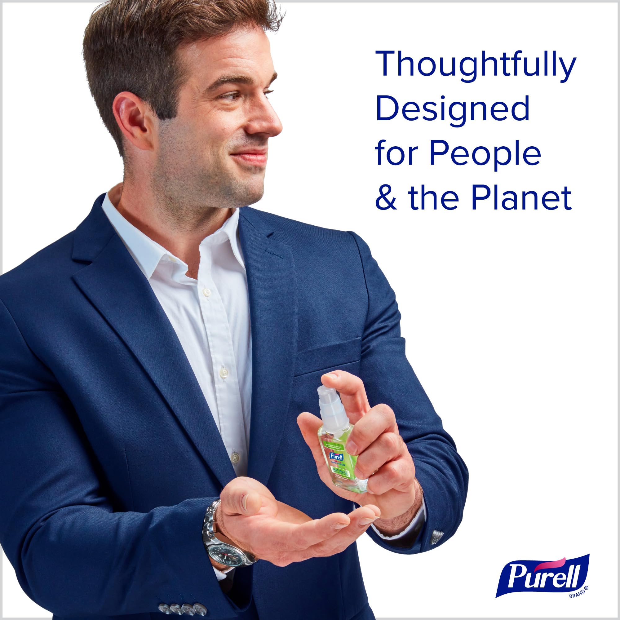 Purell Naturals 2oz travel pump ideal for purses and gym bags.
