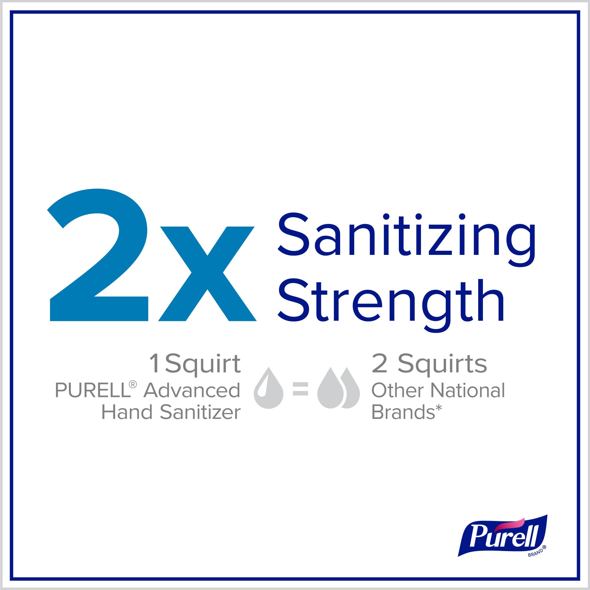 Product case with four Purell Naturals bottles ready for home use.