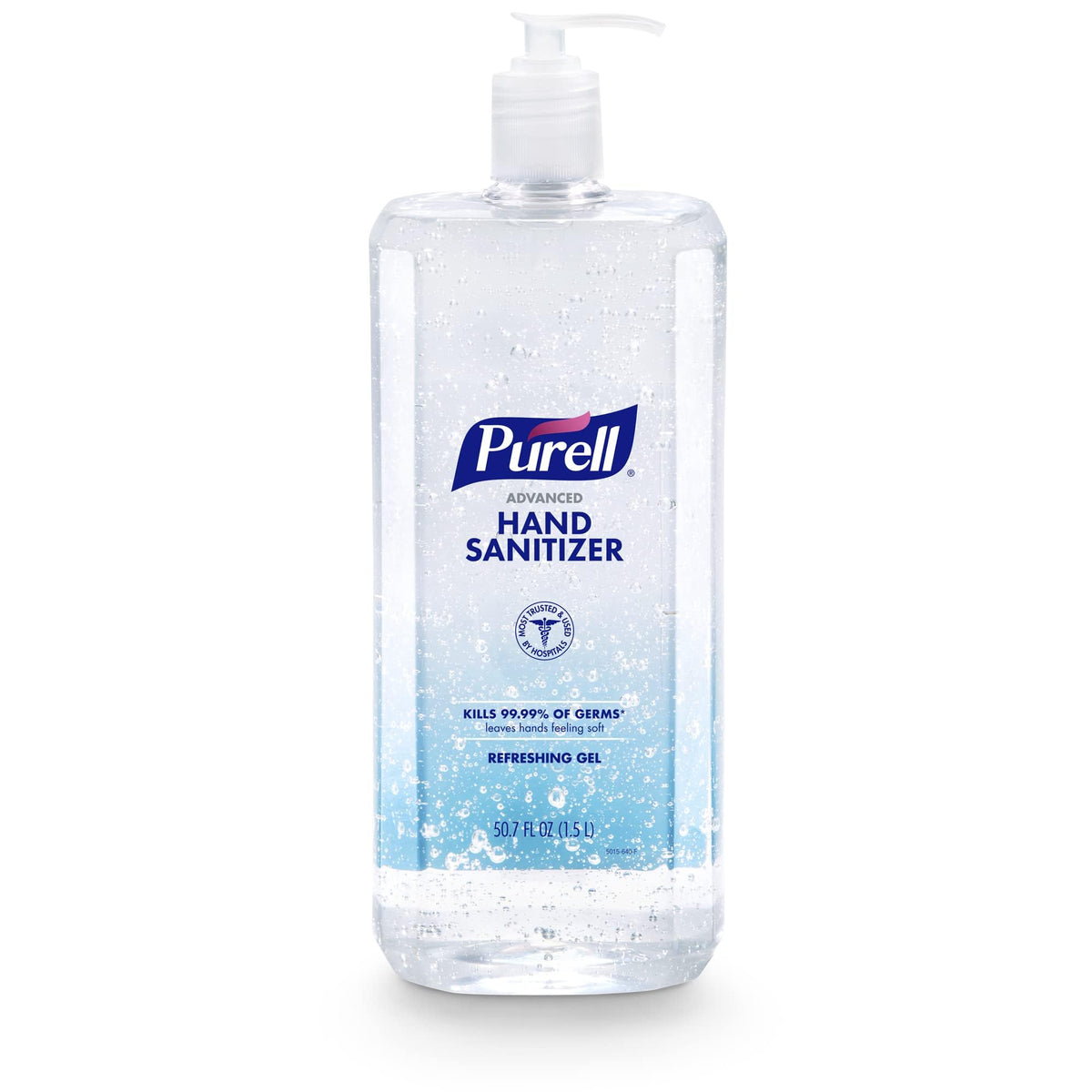 Purell Advanced Hand Sanitizer Refreshing Gel 1.5L pump bottle for high-traffic spaces