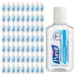 Purell Advanced Hand Sanitizer refreshing gel bottle front view for on-the-go germ protection