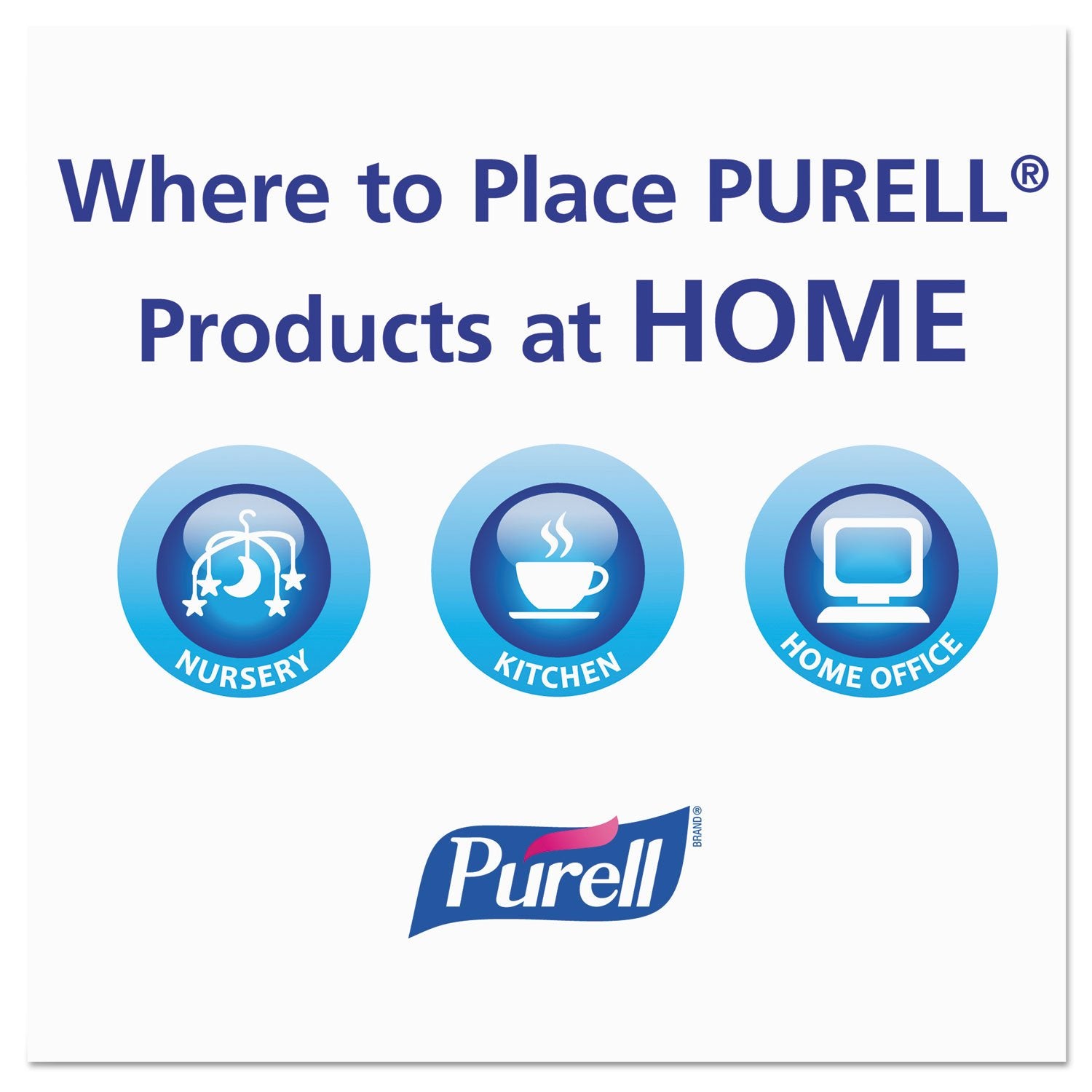 Purell Advanced Hand Sanitizer Refreshing Gel in a classroom keeping hands ready between lessons