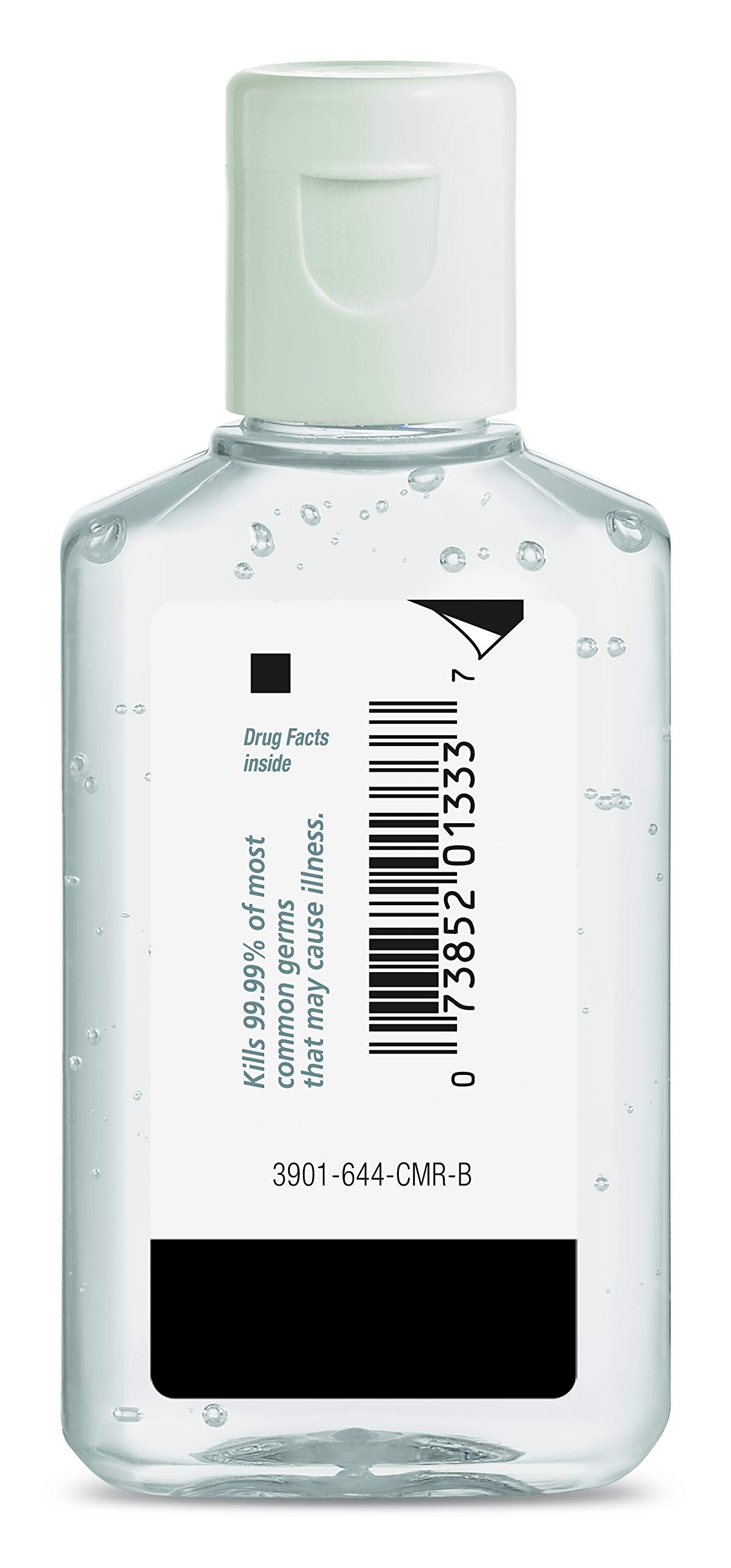 Purell Advanced Hand Sanitizer refreshing gel bottle label close-up emphasizing gentle formula