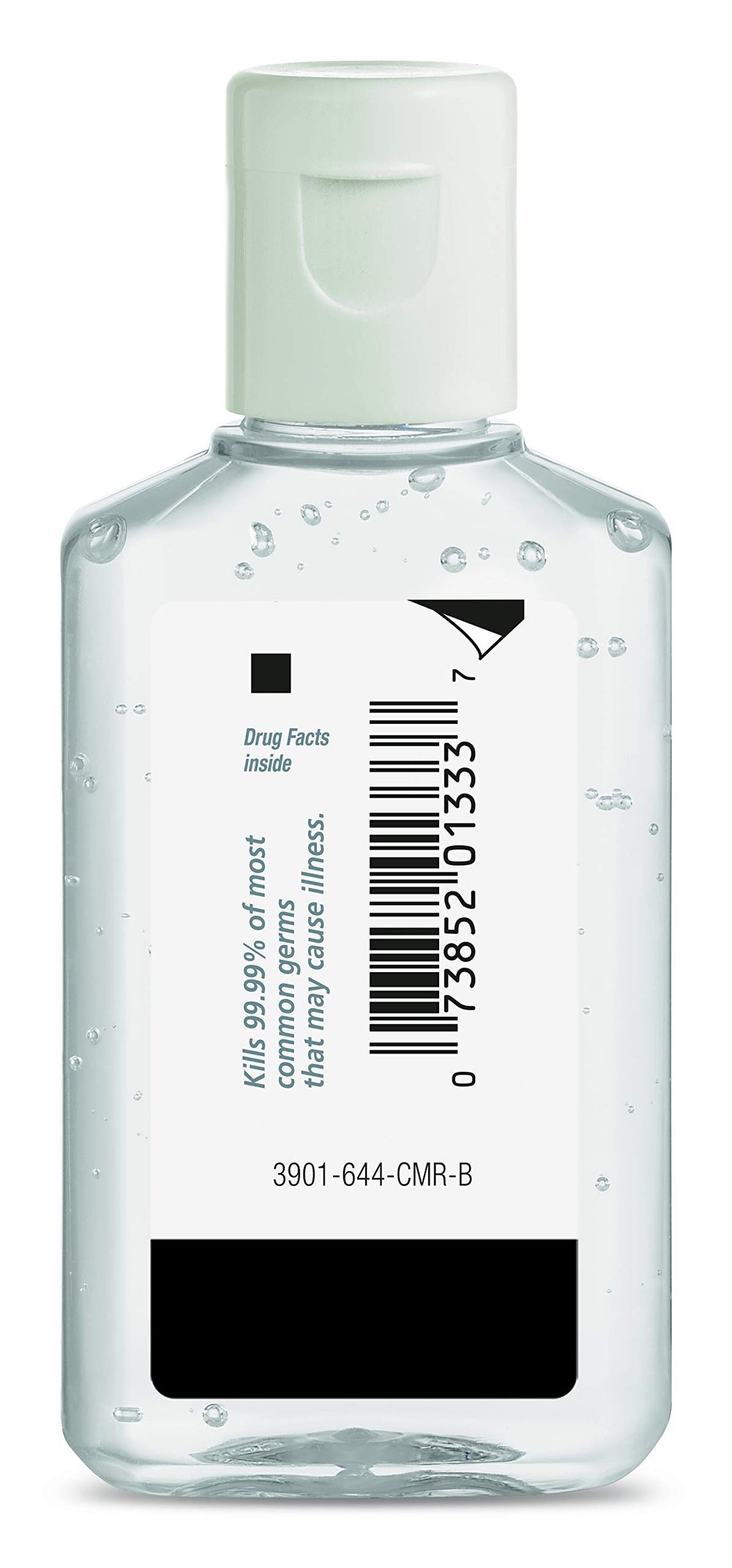 Purell Advanced Hand Sanitizer refreshing gel bottle label close-up emphasizing gentle formula