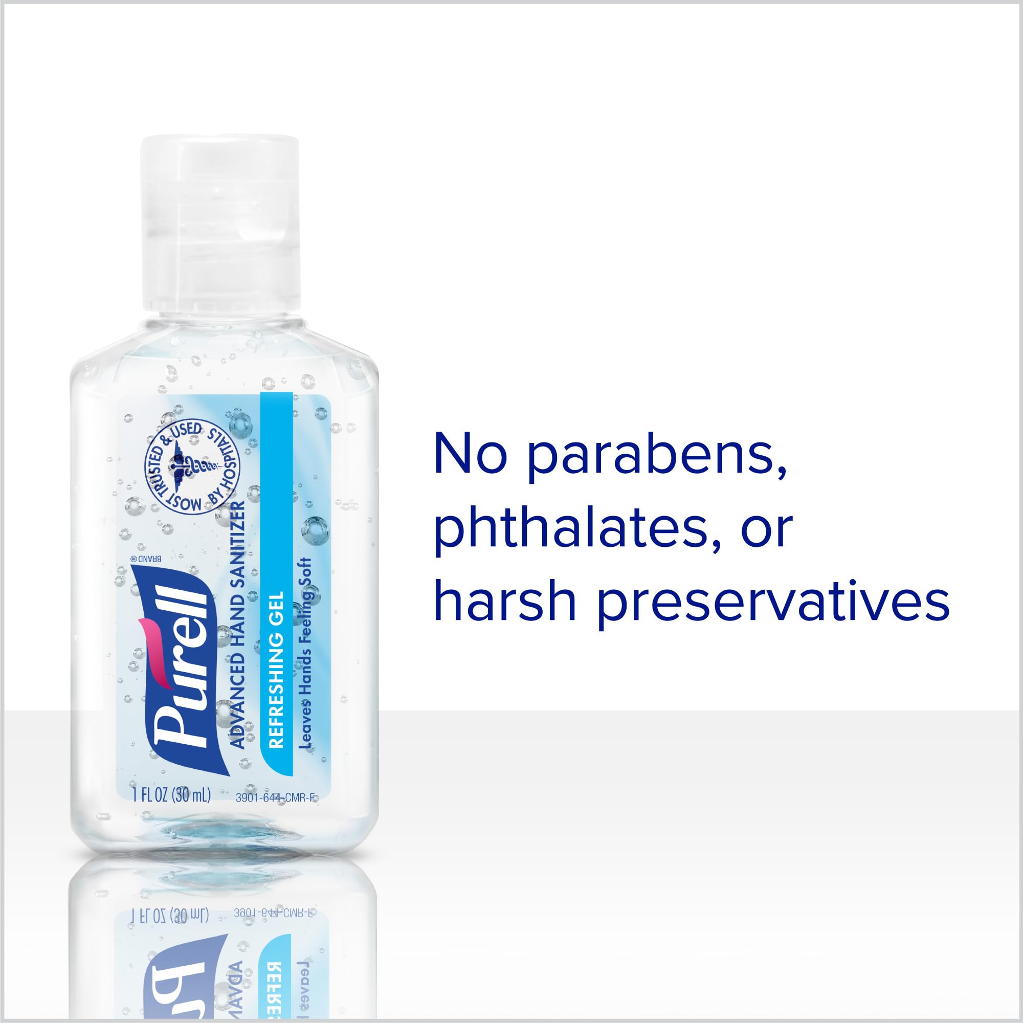 Purell Advanced Hand Sanitizer refreshing gel travel pack in a purse for quick refreshment