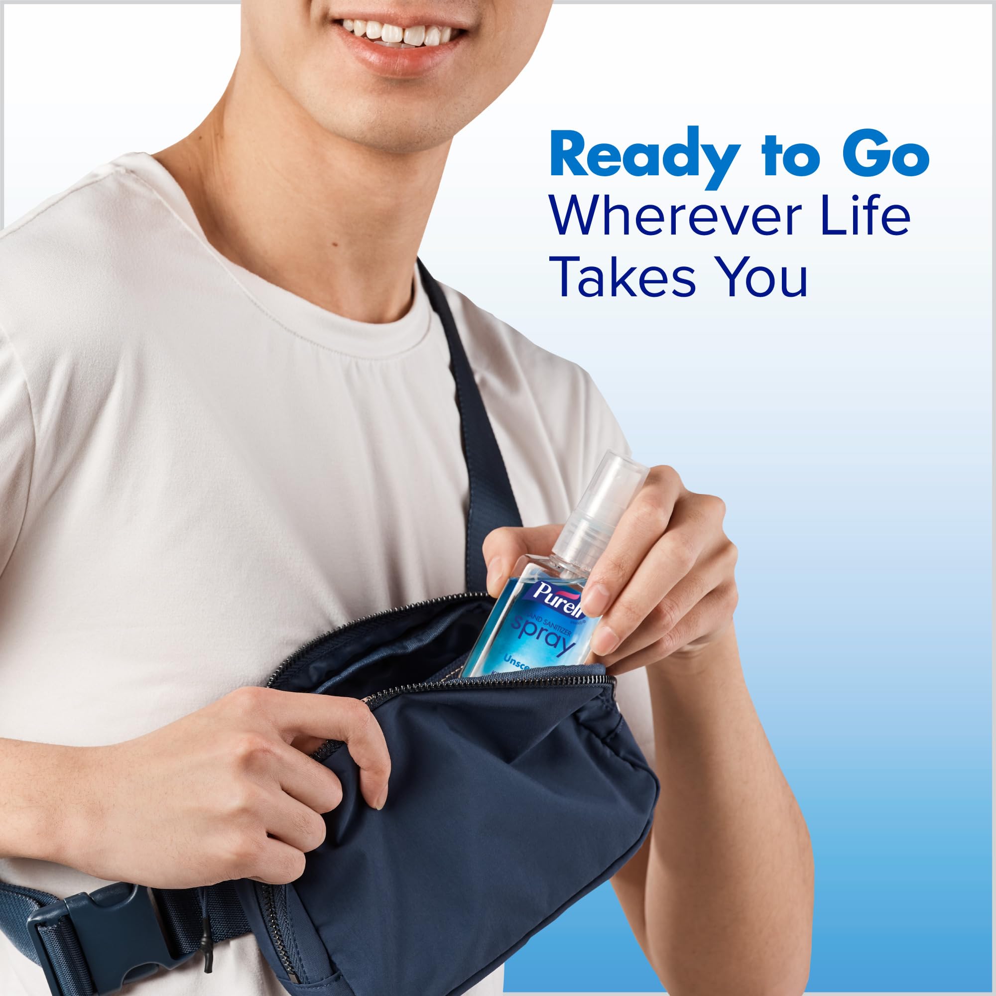 Purell travel-friendly pack ideal for car, bag, or kitchen trips.