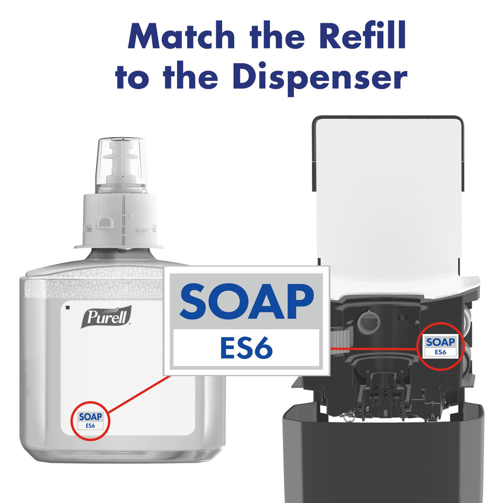 Purell brand label on refill signals trusted quality
