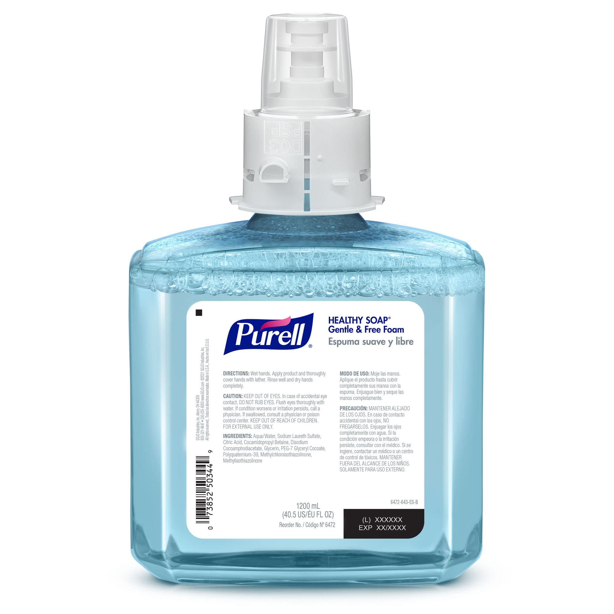 Purell refill is compatible with PURELL ES6 dispenser for easy maintenance