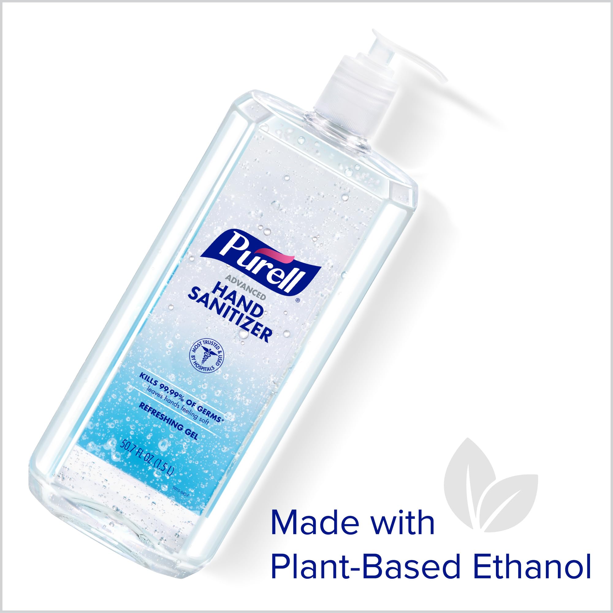 Purell hand sanitizer near a kiosk at an outdoor event