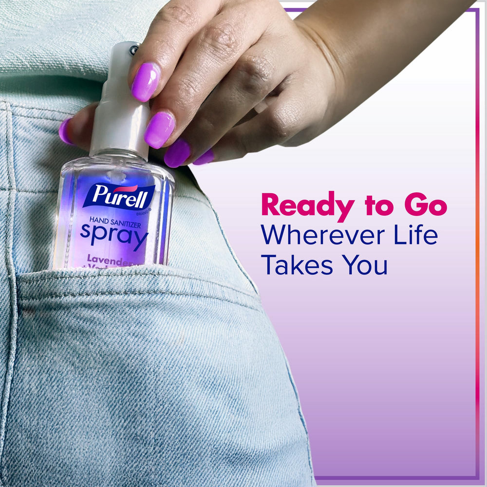 Close-up of PURELL spray nozzle for easy, quick application.