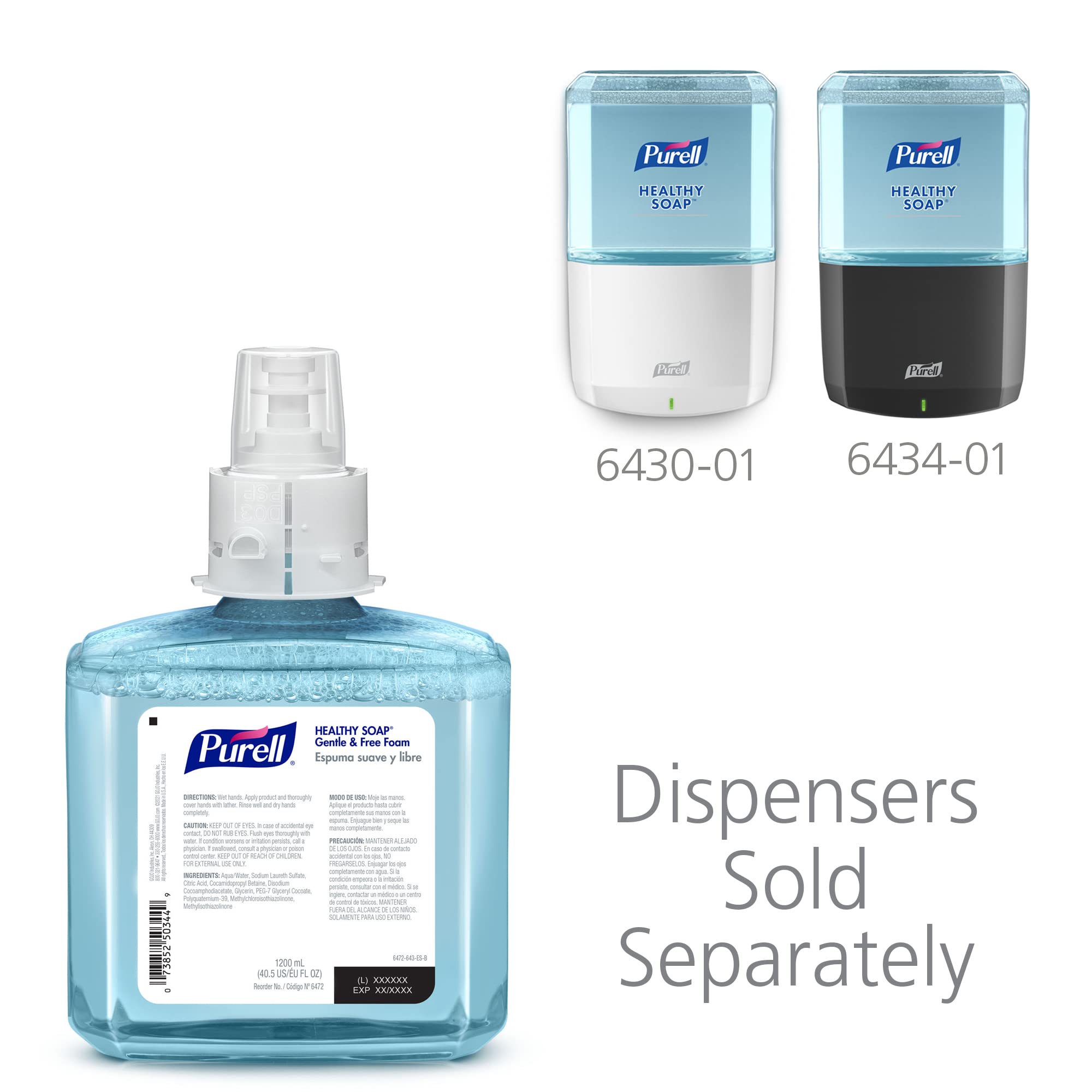 Purell mild foam texture supports comfortable handwashing