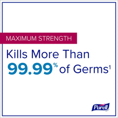 Pump-action shot of Purell Prime Defense showing fast sanitizing at point of contact.