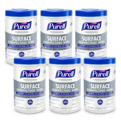 Purell Professional Disinfecting Wipes canister with citrus scent for quick surface sanitizing